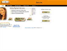 Tablet Screenshot of billdesk.com